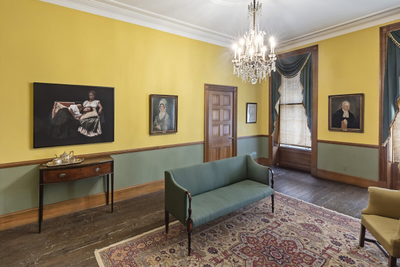 Installation views of Ayana V. Jackson, Fissure, Campbell House Museum, Toronto, May 1 - June 2, 2019. Photo: Toni Hafkenscheid. Courtesy CONTACT, the artist, and Galerie Baudoin Lebon