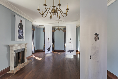 Installation views of Ayana V. Jackson, Fissure, Campbell House Museum, Toronto, May 1 - June 2, 2019. Photo: Toni Hafkenscheid. Courtesy CONTACT, the artist, and Galerie Baudoin Lebon